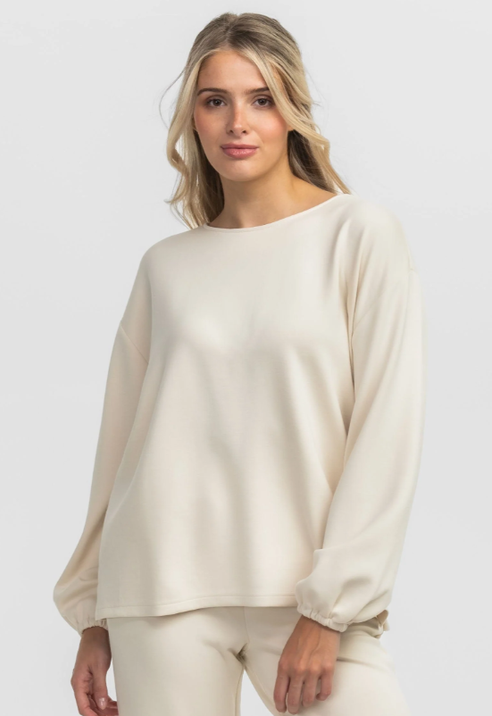 AstroKnit Bella Top - Off White