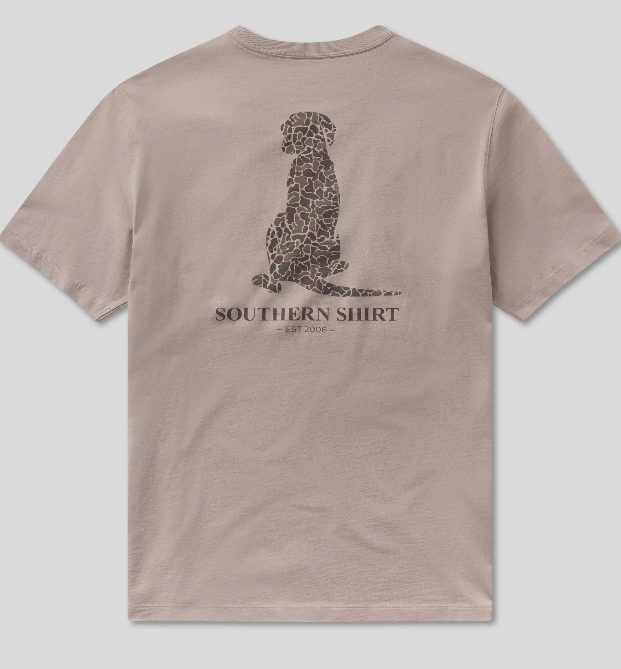 Here Boy Camo Tee - River Rock