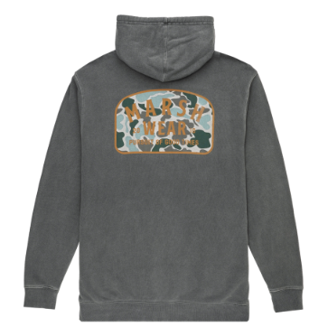 Alton Camo Hoodie - Black