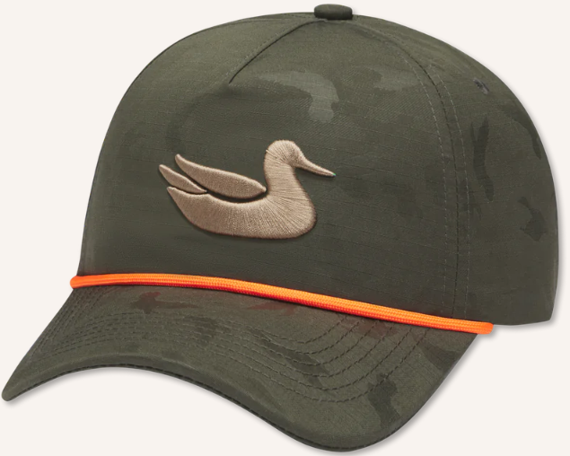 Youth Sabine Rope Hat Duck Camo - Dark Olive