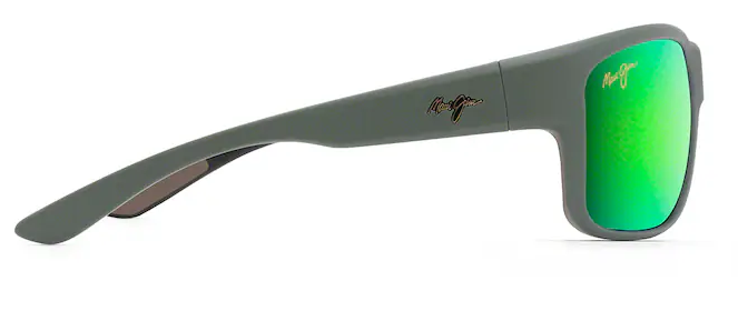 Southern Cross Soft Matte Khaki with Brown and Black w/ MAUIGreen® Lenses