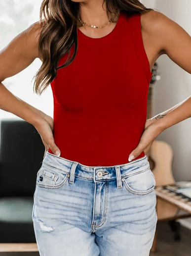 Plain Tank - Red