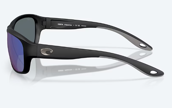 Clipperton Matte Black Blue Mirror 580P