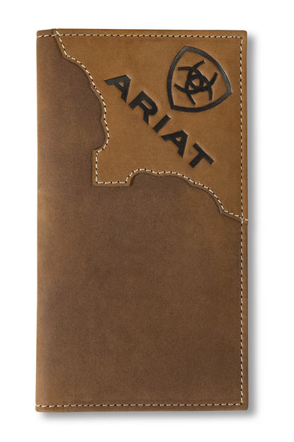Two Tone Tan Leather Rodeo Wallet