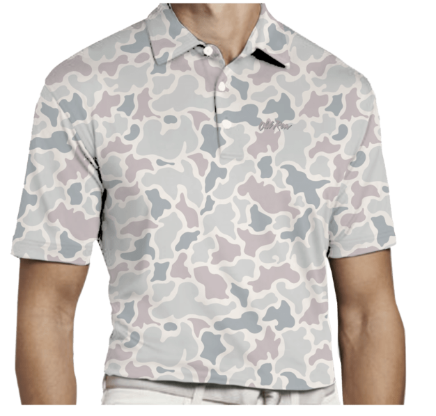 Camo Polo - Grey