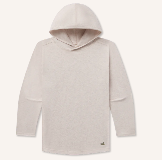 Youth Classic Hoodie Tee - Three Ducks - Washed Oatmeal