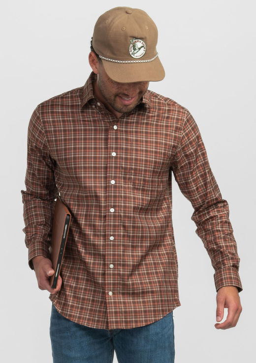 Samford Check - Hazelnut