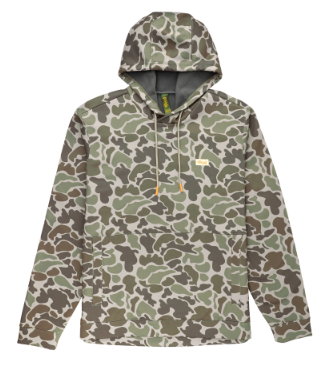 Nor'easter Pullover Hoodie - Dark Green Mallard Camo