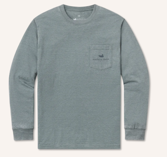 SEAWASH™ Tee - Dog - Long Sleeve - Burnt Sage