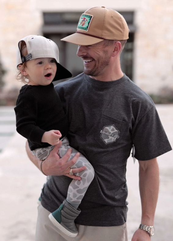 SS Tee - Rad Dad - Heather Black