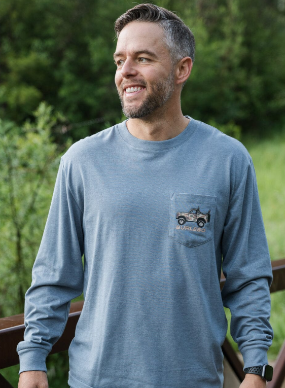 Loaded Down Bronco LS - Heather Blue Jean