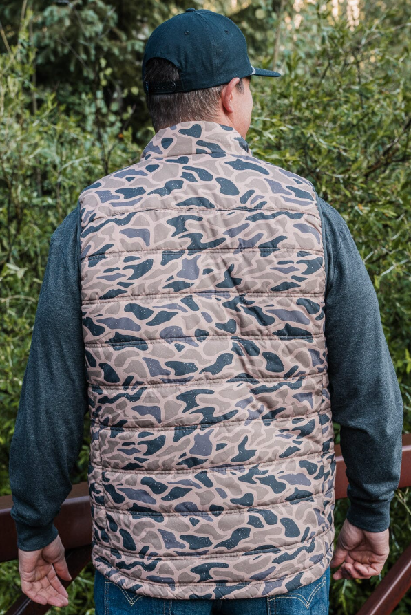 Puffer Vest - Gauge Camo