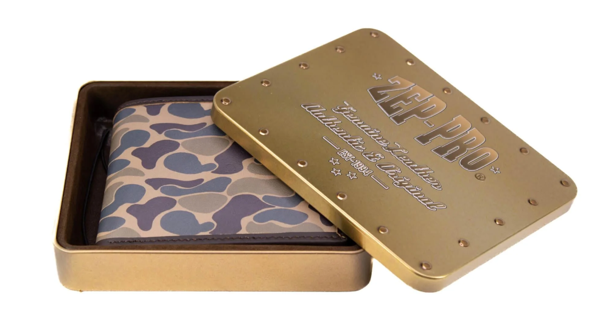 Buck Old School Camo Bifold Wallet