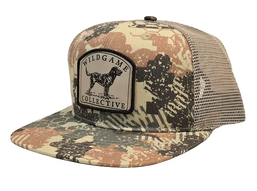 Wildgame Collective 7 Panel Camo Patch Hat