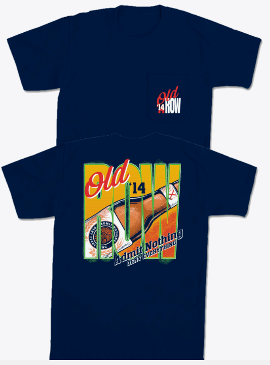 Old Row 90s Beer Pocket Tee - Navy