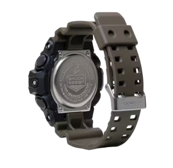 Two-Tone G-SHOCK Tough Black & Olive Watch GA710TU-1A3CR