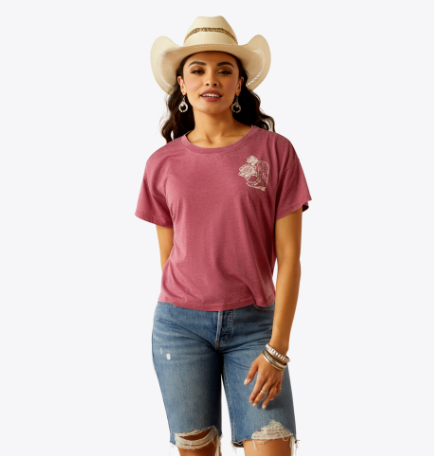 Always Ramblin' T-Shirt - Dry Rose