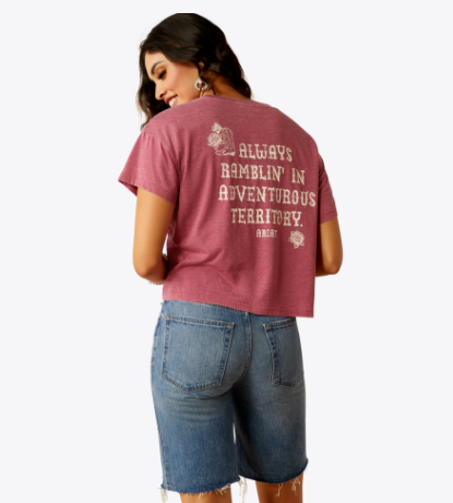 Always Ramblin' T-Shirt - Dry Rose