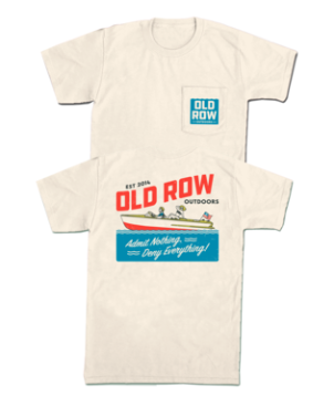 Old Row Outdoors Vintage Boat Pocket Tee - Ivory