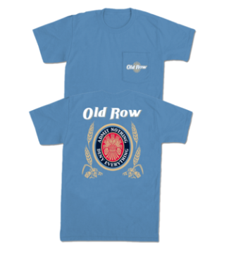 Old Row Retro Can Pocket Tee - Washed Denim