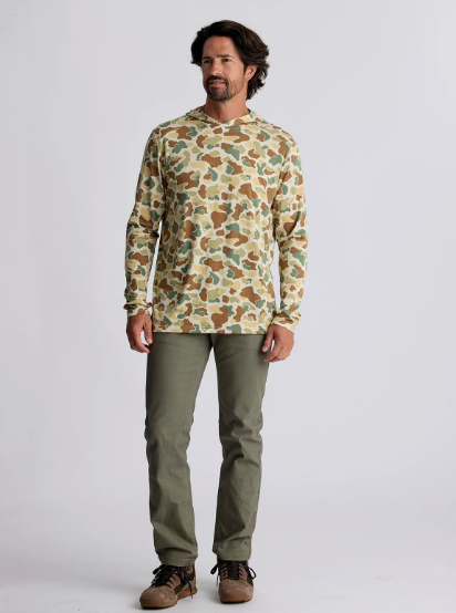 Men's Bamboo Shade Hoodie - Vintage Camo