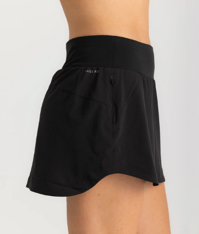 Women's Bamboo-Lined Active Breeze Skort – 13" - Black