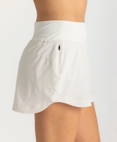 Women's Bamboo-Lined Active Breeze Skort – 13" - Sea Salt