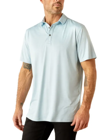 Charger 2.0 Fitted Polo - Sky Blue