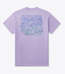 Southern Marsh Tail Time Tee-Wharf Purple
