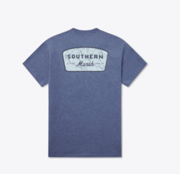 Branding - Retro Camo Tee- Washed Slate