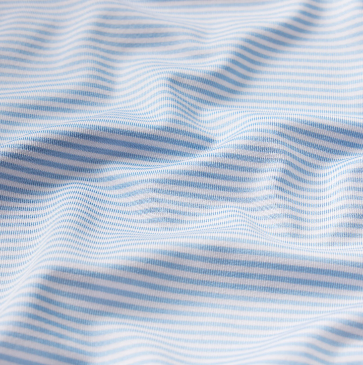 Bermuda Performance Polo - Hampton Stripe - Blue & White