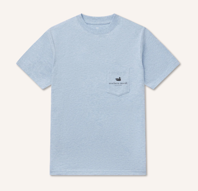 Youth Golden Days Tee - Washed Sky Blue