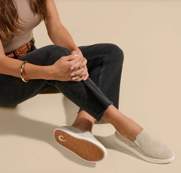 Pehuea Luxe Suede Slip-On Shoes - Tapa