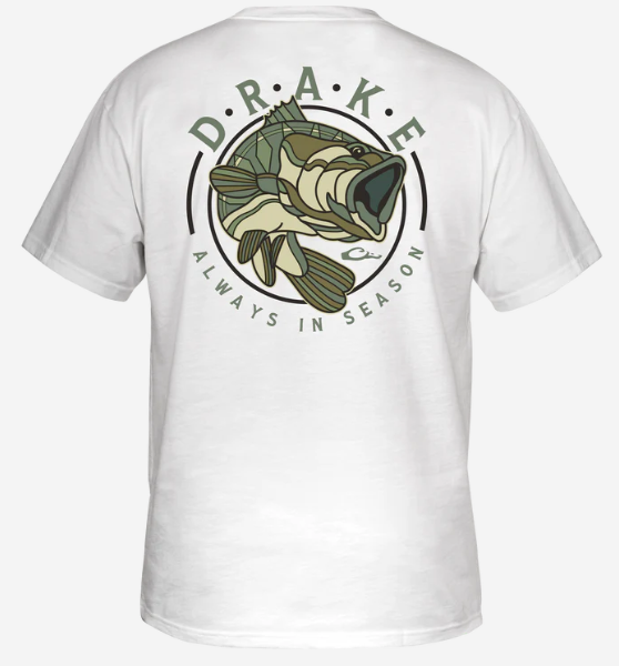 Retro Bass Tee - White