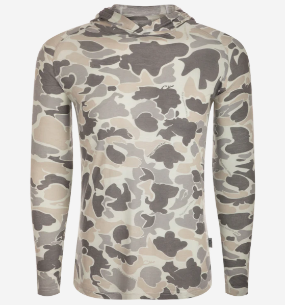 Hunter Creek Bamboo Long Sleeve Hoodie - Old School Grey