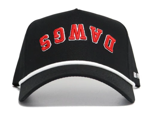 Upside Down Dawgs Hat - Blackout