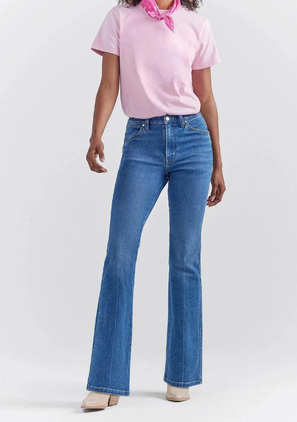 Wrangler X Barbie™ Westward High Rise Bootcut Jean - Wrangler Blue