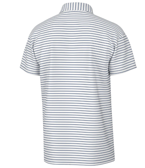 Edisto Polo - Plum/White