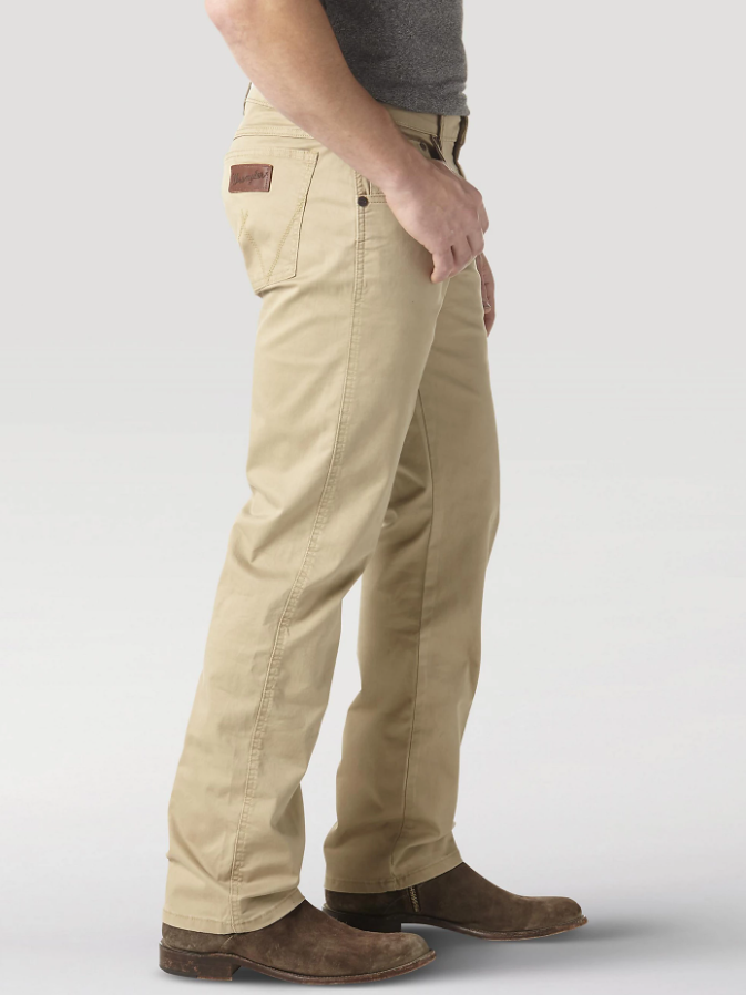 Wrangler Retro Premium Slim Fit Straight Jean - Khaki