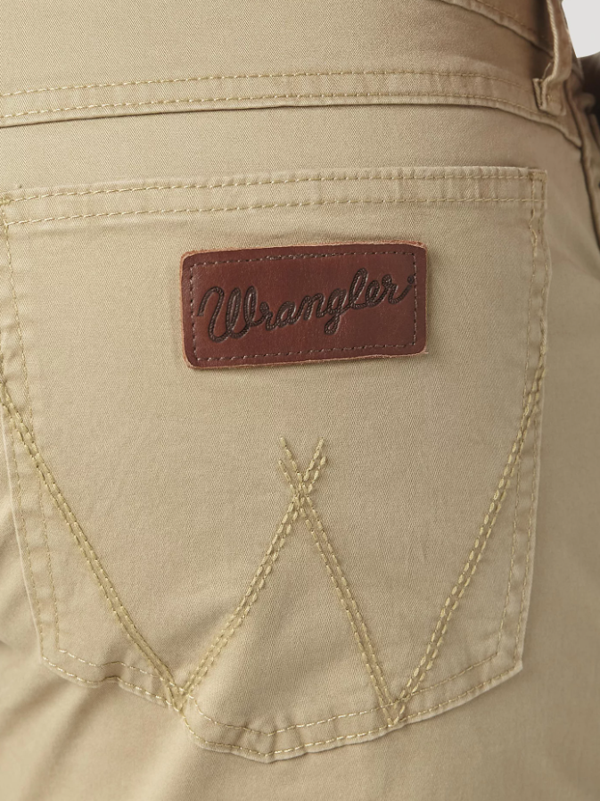 Wrangler Retro Premium Slim Fit Straight Jean - Khaki