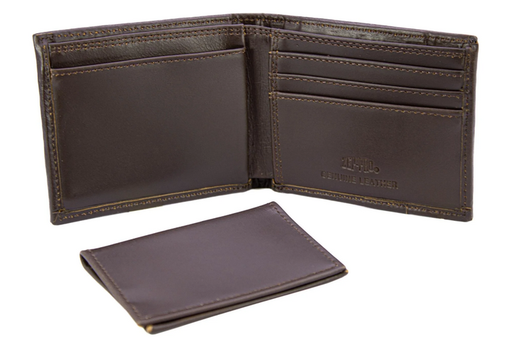 Brown Old School Camo Bifold Wallet - UGA Concho