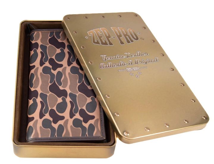 Brown Old School Camo Roper Wallet - Georgia Concho
