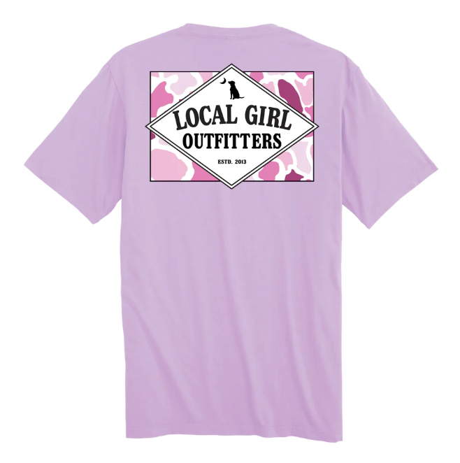 LG Founder's Flag Pink LCF SS Tee - Orchid