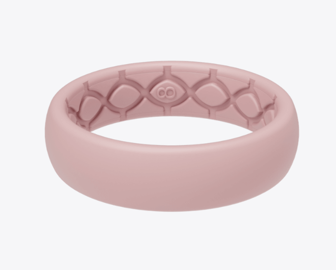 Essential Thin Ring - Rose Quartz