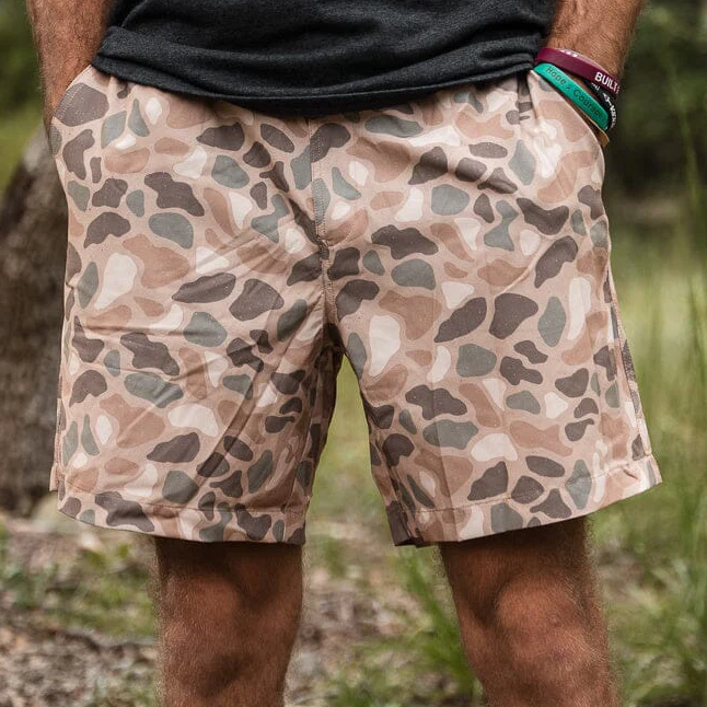 7" Everyday Short - Pintail Camo - Brown Pocket