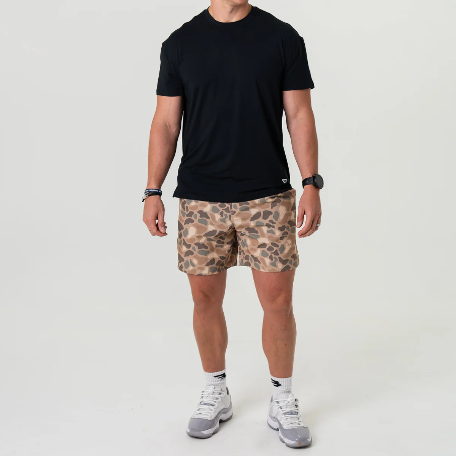 7" Everyday Short - Pintail Camo - Brown Pocket
