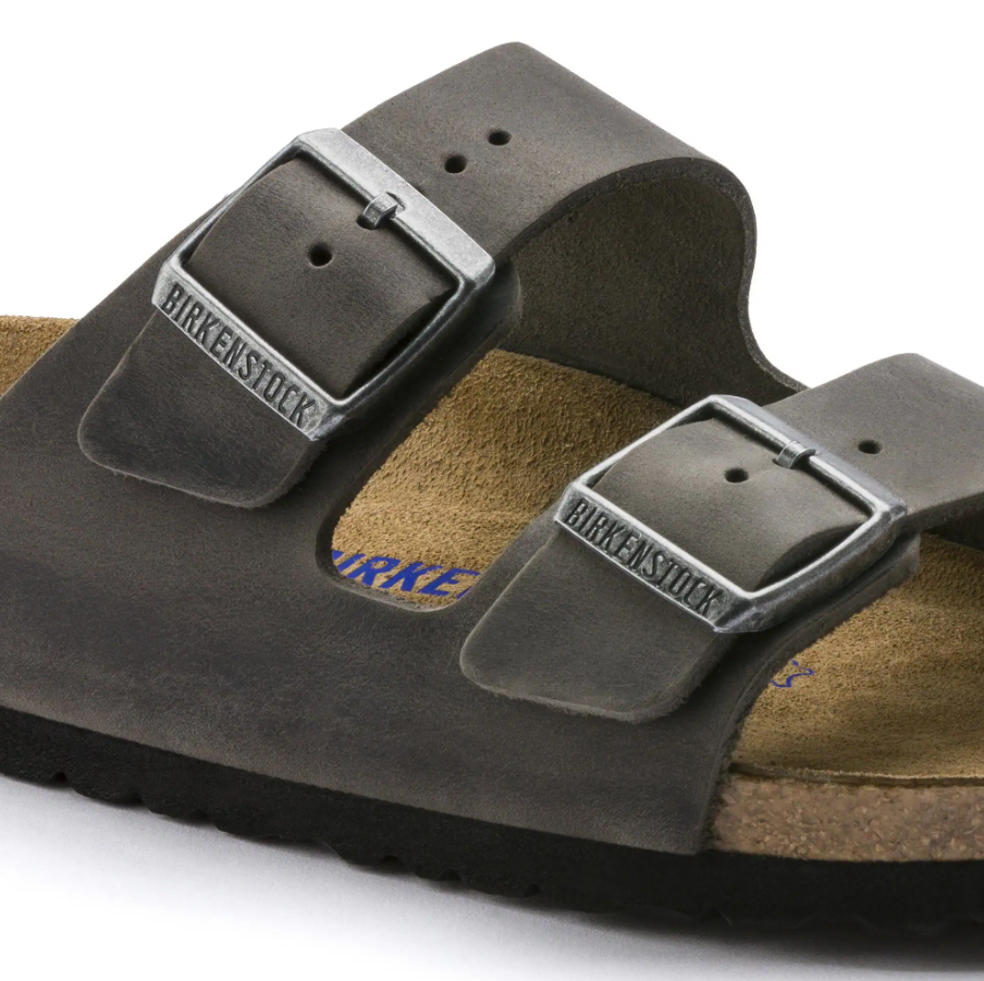 Arizona Soft Footbed - Oiled Leather - Iron