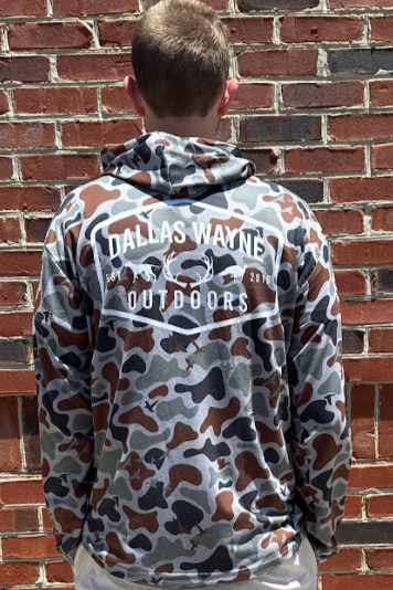 Dallas Wayne Outdoors Woodland Camo Hoodie