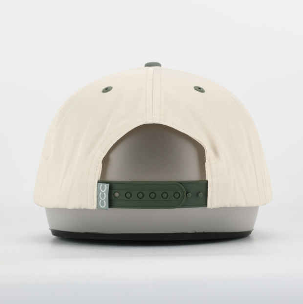 Two Tone Cotton Hat Green