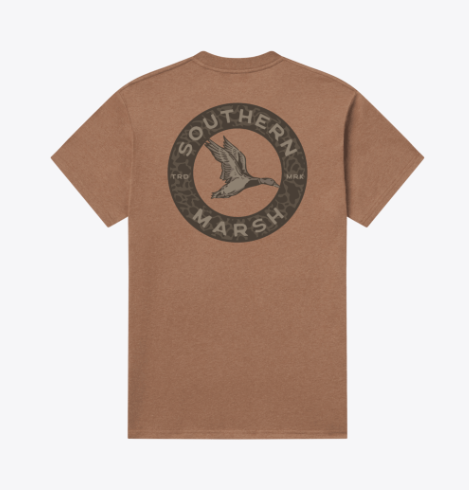 Inflight Camo Tee - Washed Walnut